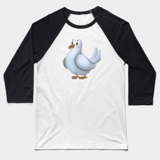 Cute Dove Drawing Baseball T-Shirt